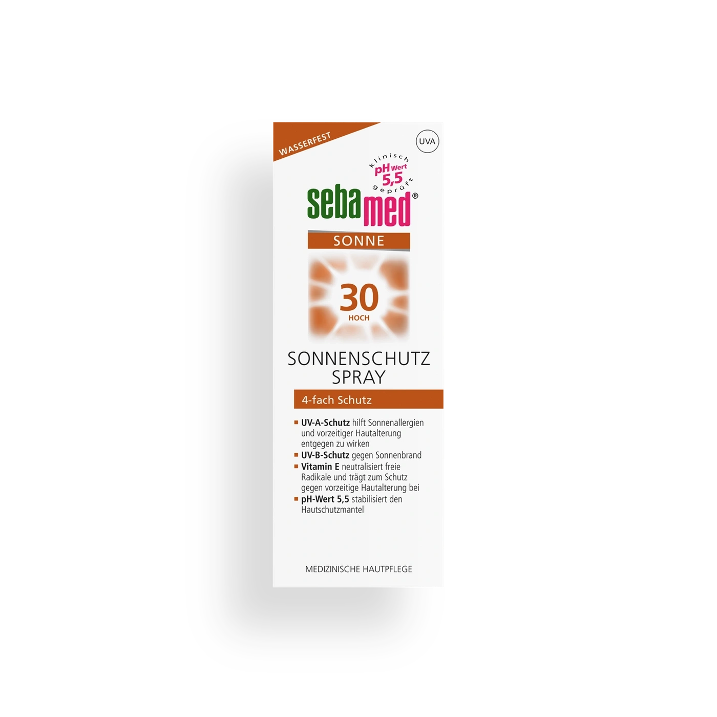 Sebamed Sonnenschutz Spray, 30, wasserfest, 4-fach Schutz, medizinische Hautpflege
