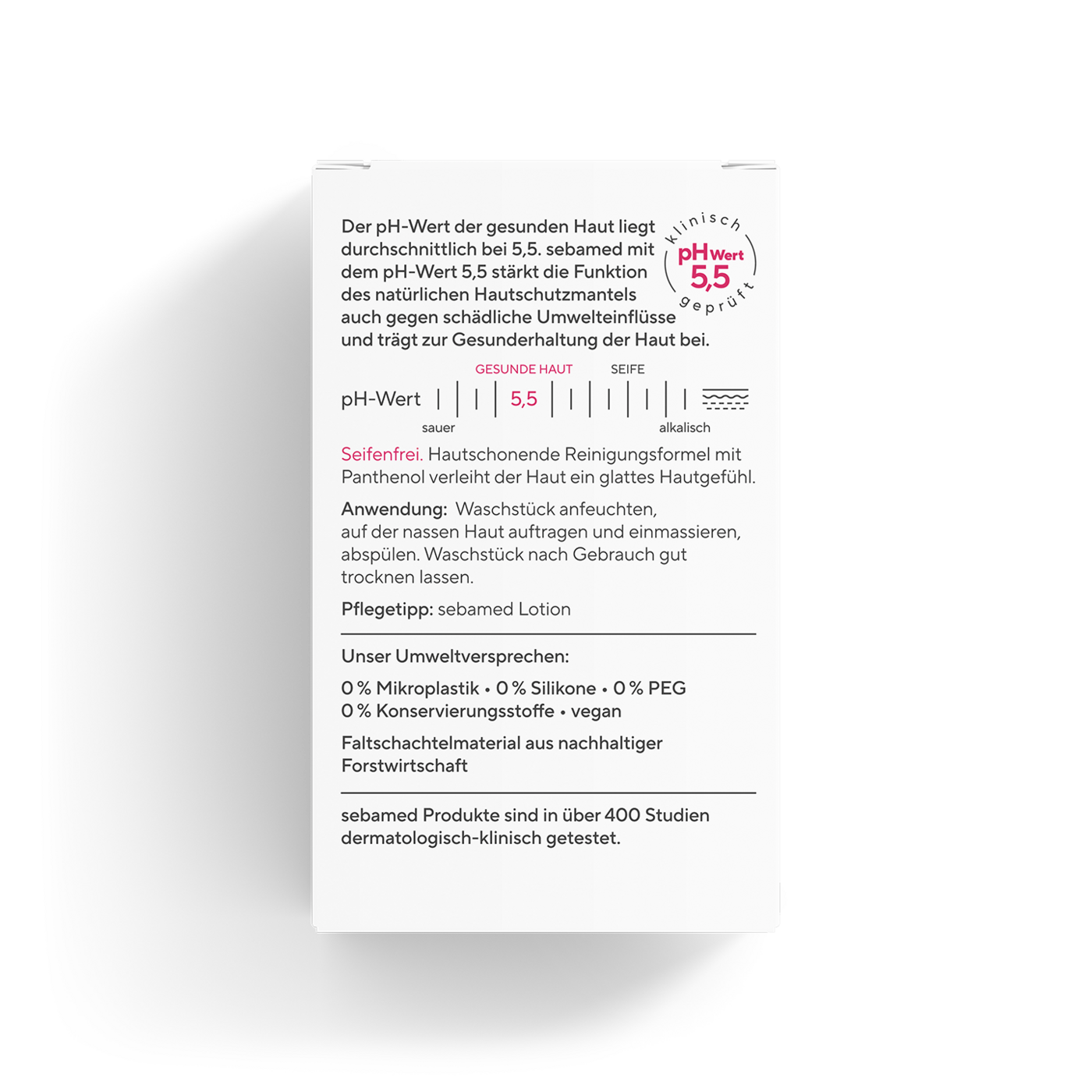 Seifenfreies Waschstück 3 in 1 Hand, Körper & Gesicht, Seifenfrei