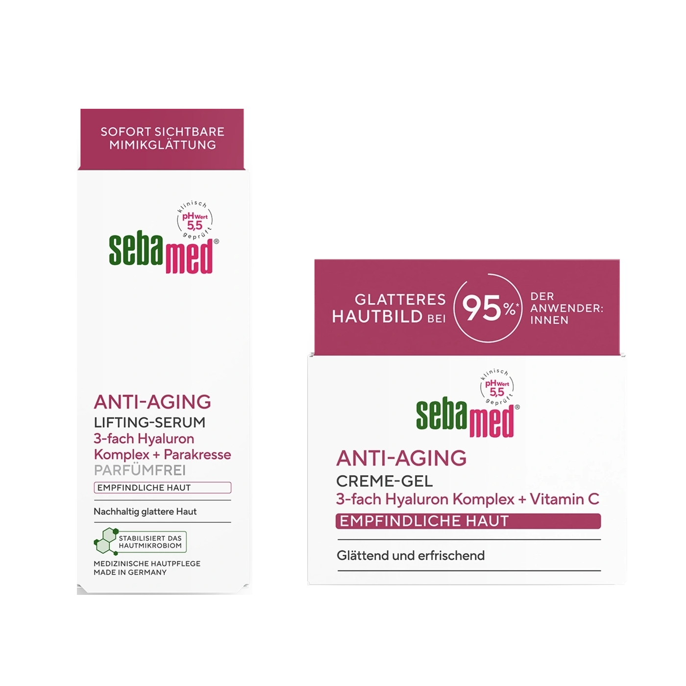 Anti-Aging Face Care Duo Creme-Gel und Lifting-Serum