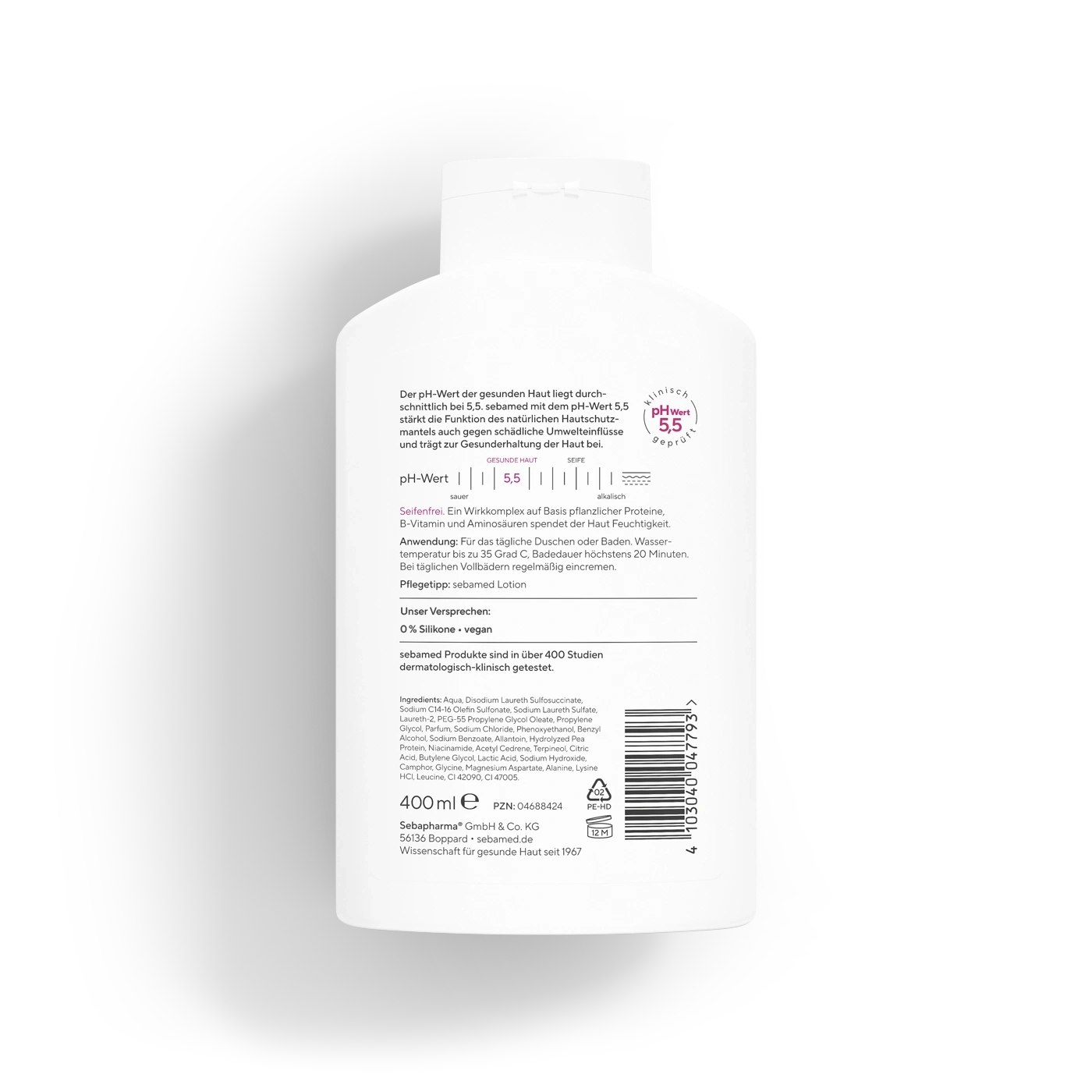 Vital Dusch- und Schaumbad 400 ml Milde Reinigung für empfindliche Haut