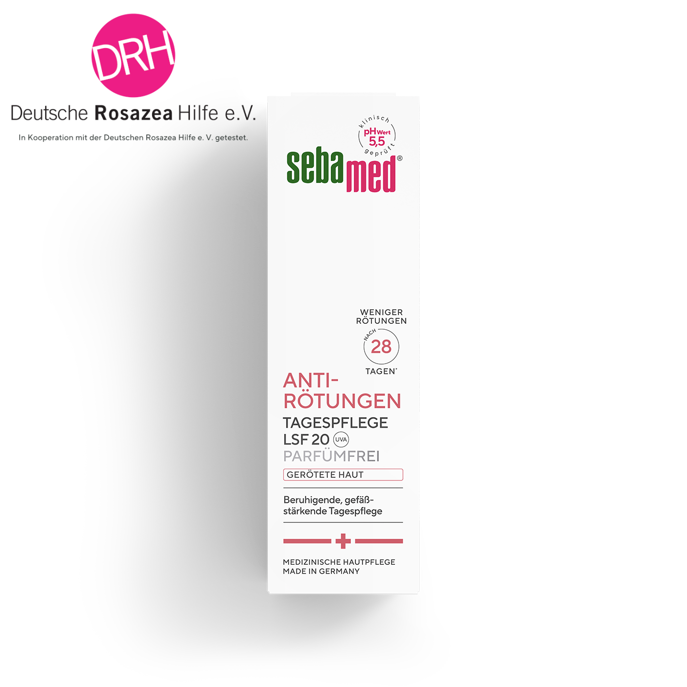 Anti-Rötungen Tagespflege Gefäßstärkende Pflege gegen Hautrötungen mit LSF 20