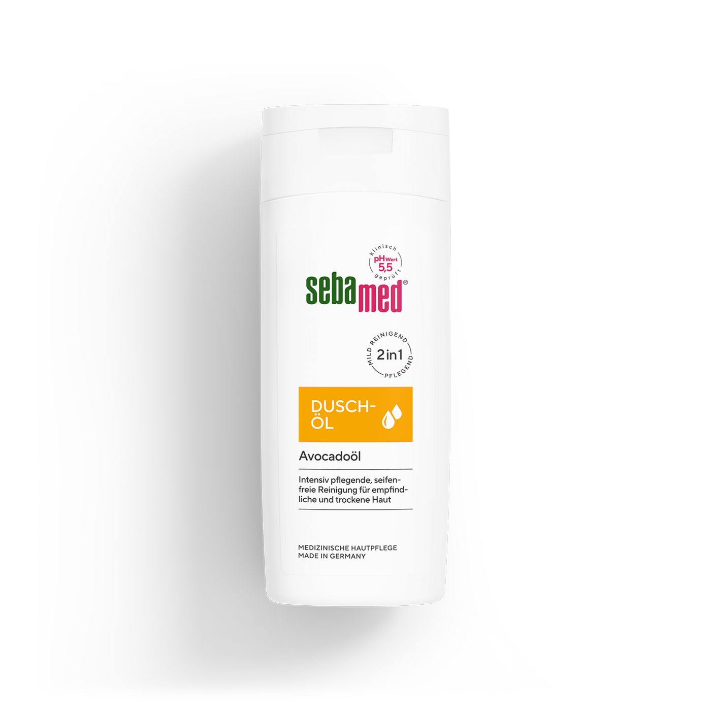 Duschöl Avocadoöl, 2 in 1 mild reinigend und pflegend