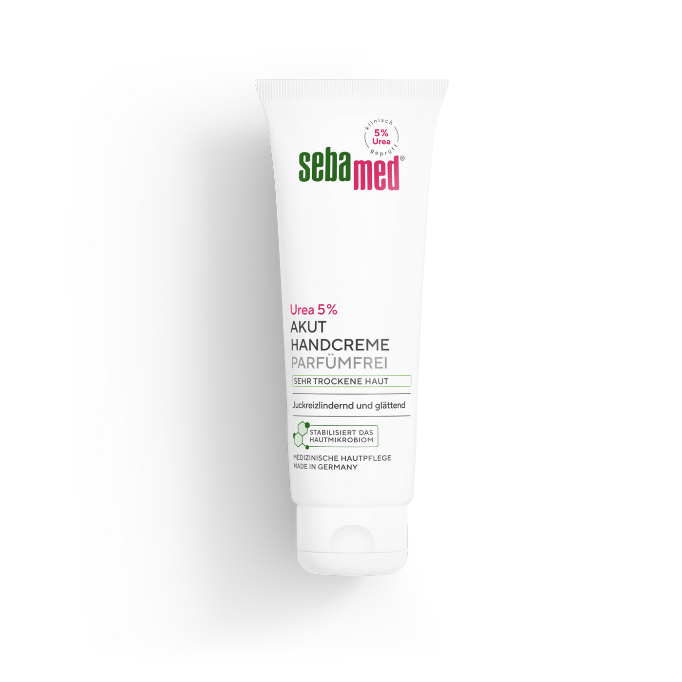 Sebamed Handcreme mit 5% Urea für sehr trockene Haut.