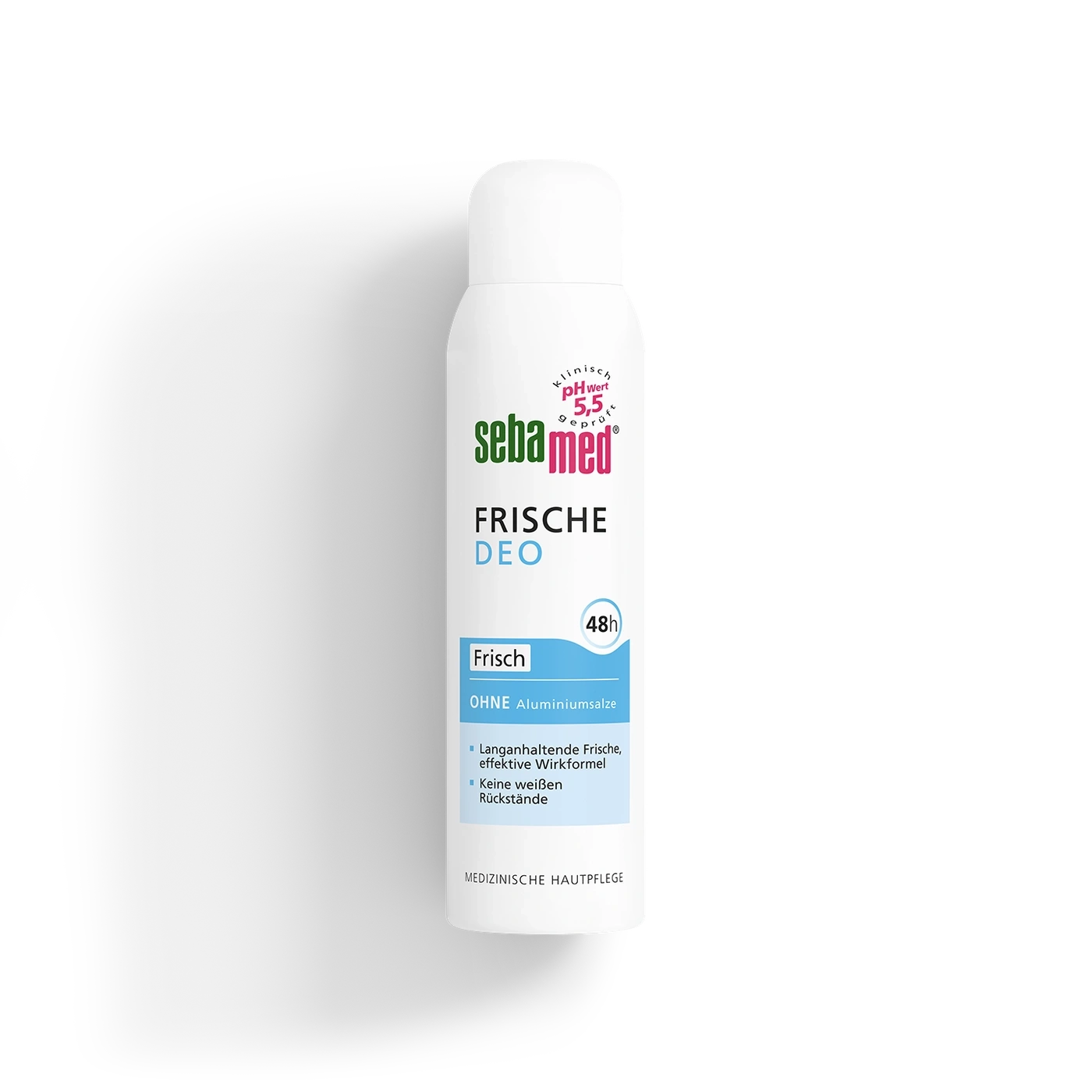 Sebamed Frische Deo mit klinisch geprüftem pH-Wert 5,5, 48h Schutz.