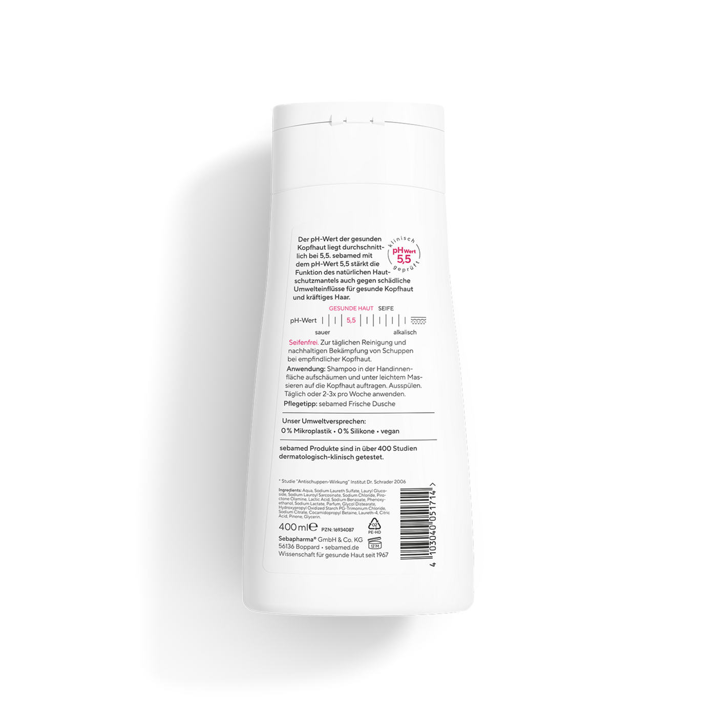 Antischuppen Shampoo Nach 4 Wochen bis zu 95% weniger Schuppen*