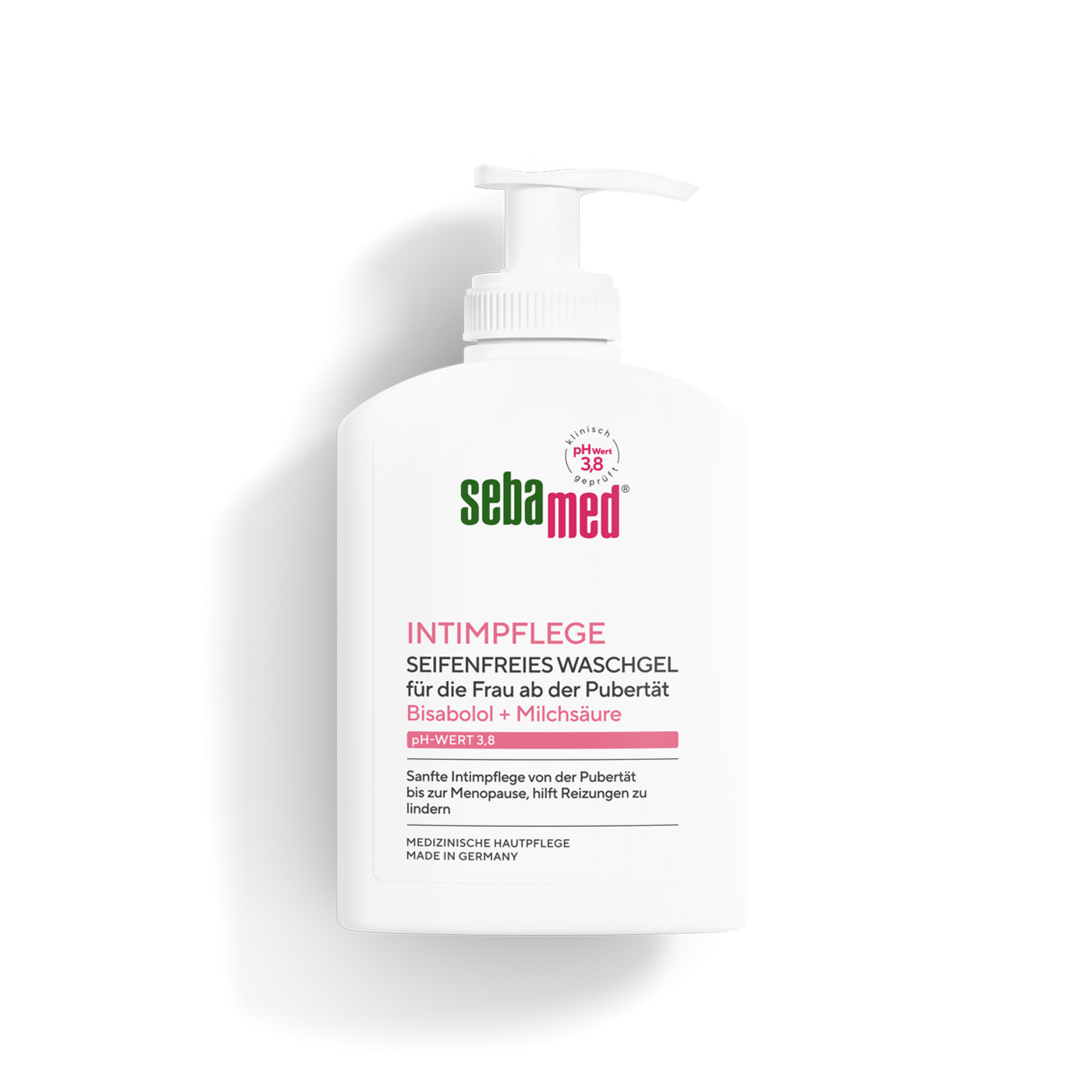Intimpflege Seifenfreies Waschgel pH-Wert 3,8 200 ml für die Frau ab der Pubertät