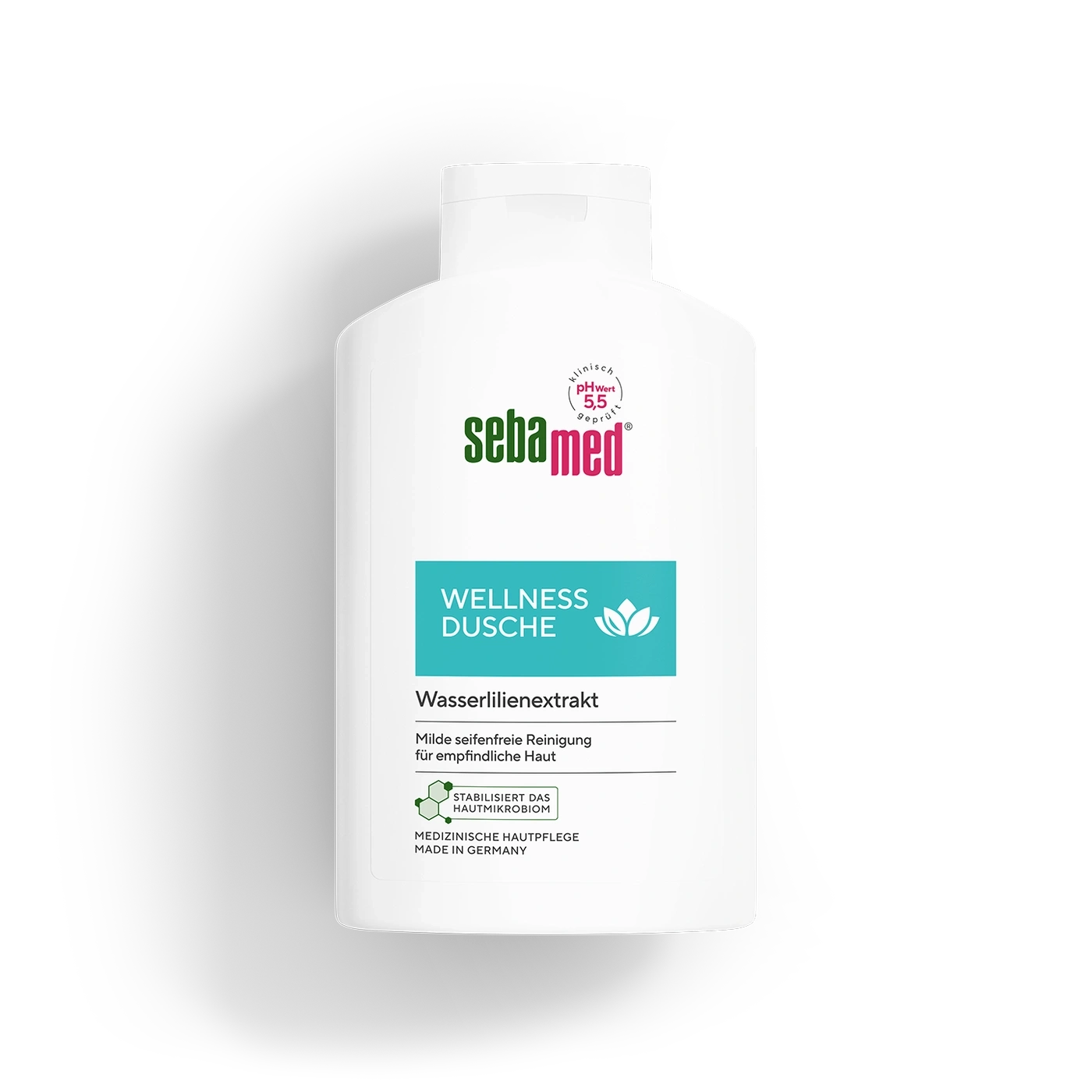 Wellness Dusche 400 ml Milde seifenfreie Reinigung für empfindliche Haut