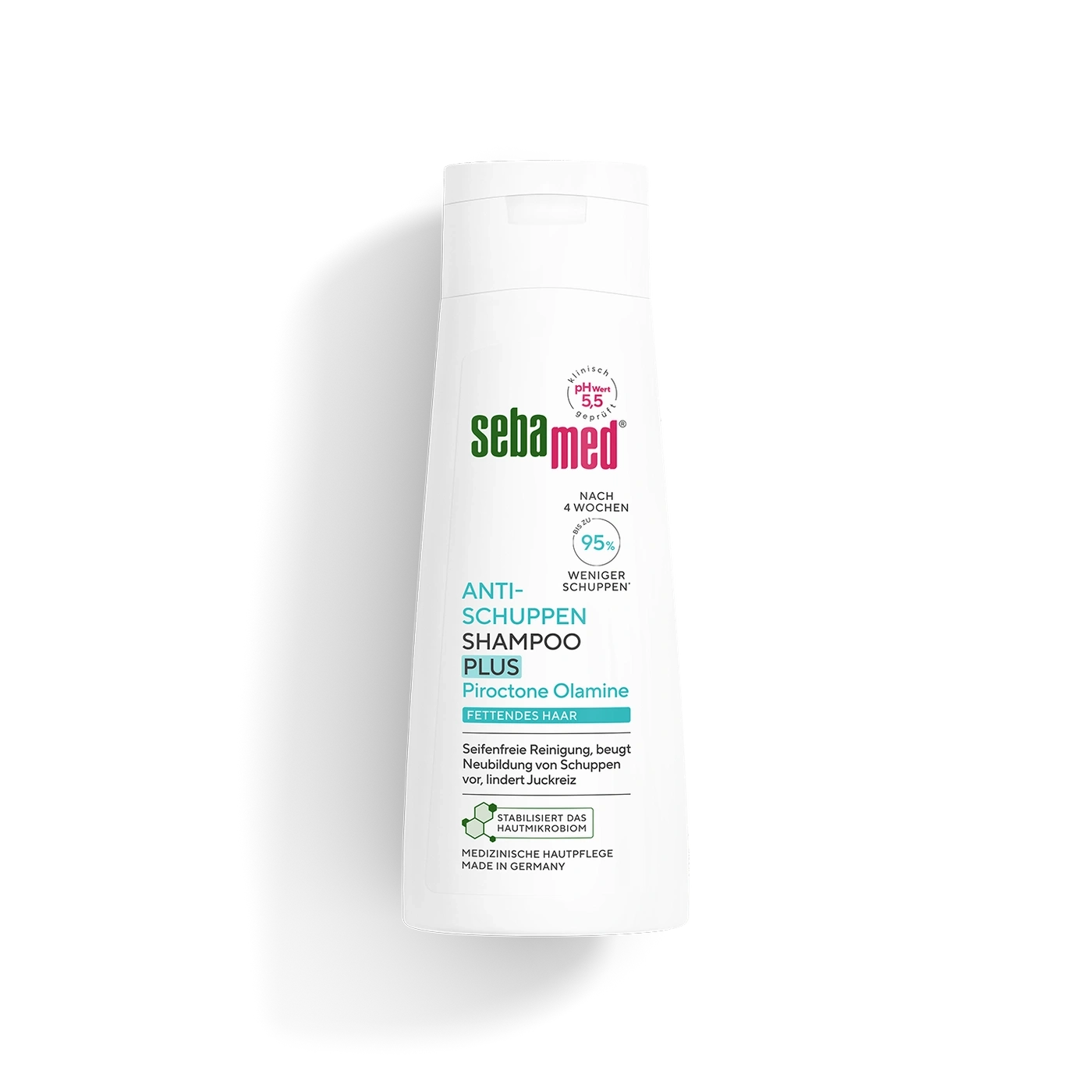 Sebamed Anti-Schuppen Shampoo Plus, reduziert Schuppen, für fettiges Haar, medizinische Hautpflege