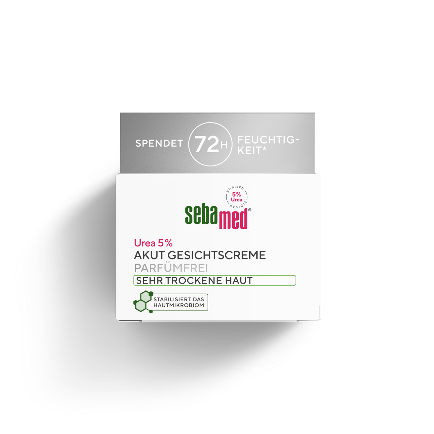Akut Gesichtscreme parfümfrei Urea 5% 50 ml Parfümfreie Gesichtspflege für sehr trockene, spannende und empfindliche Haut