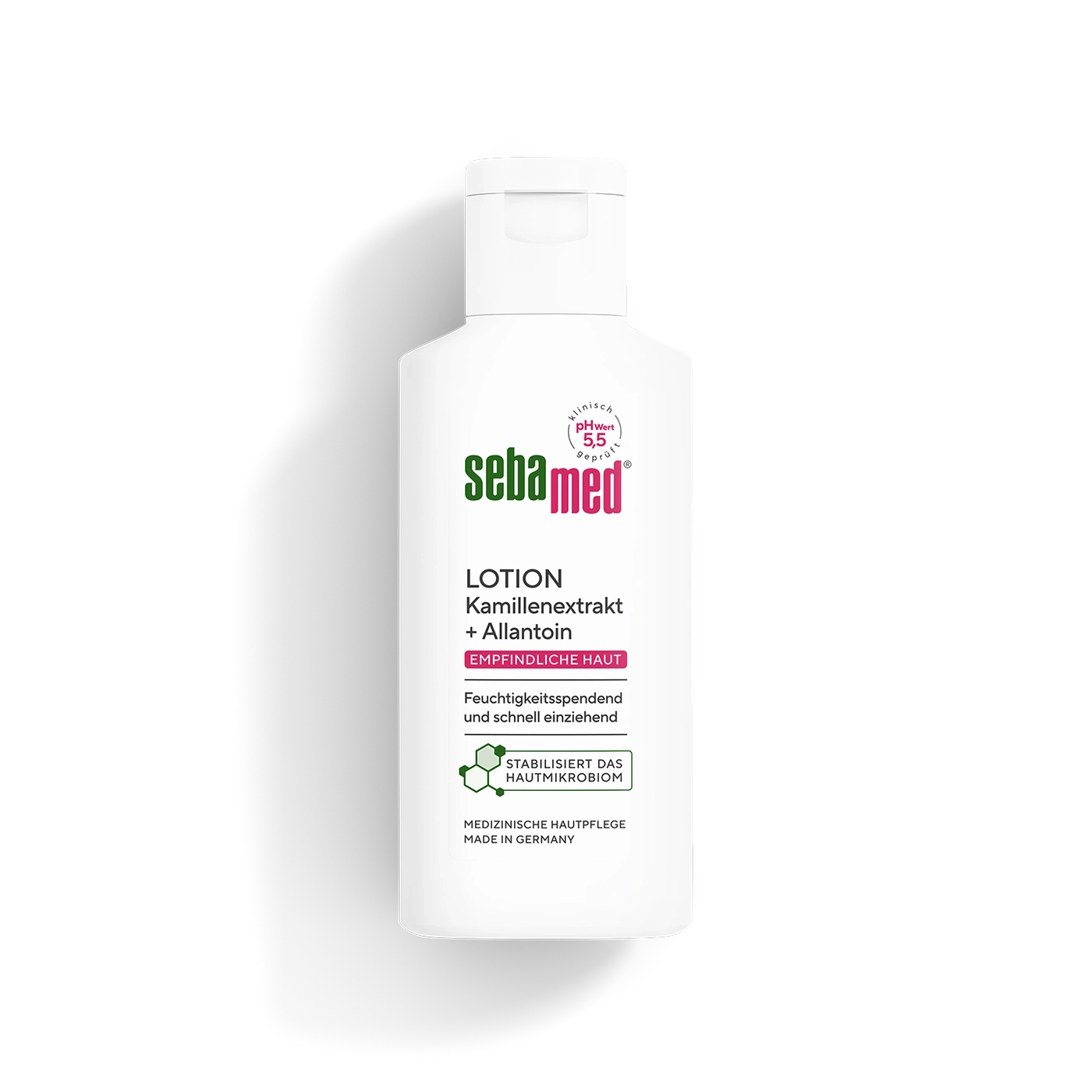 Sebamed Lotion für empfindliche Haut mit Kamillenextrakt und Allantoin, medizinische Hautpflege