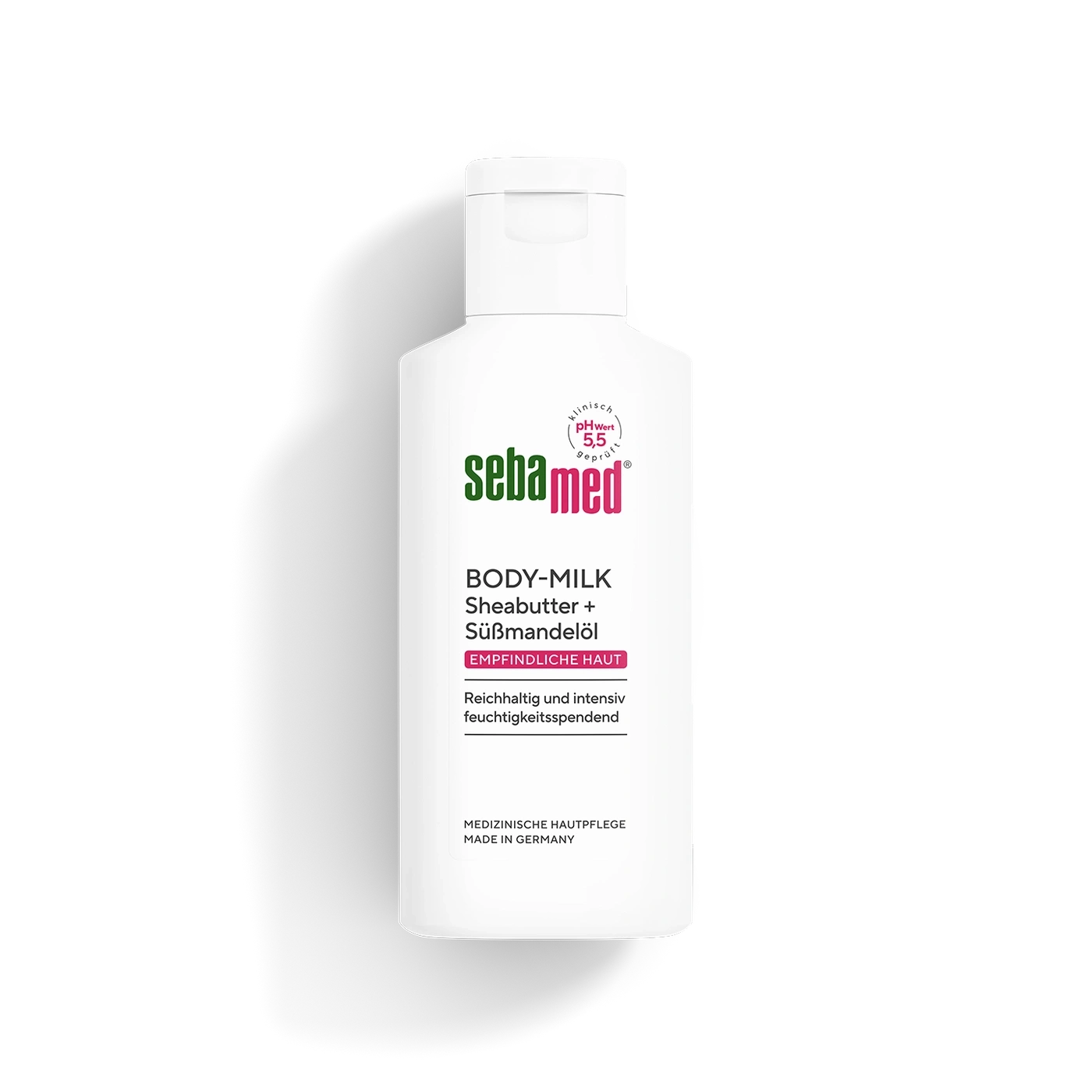 Body-Milk 50 ml Sheabutter + Süßmandelöl.