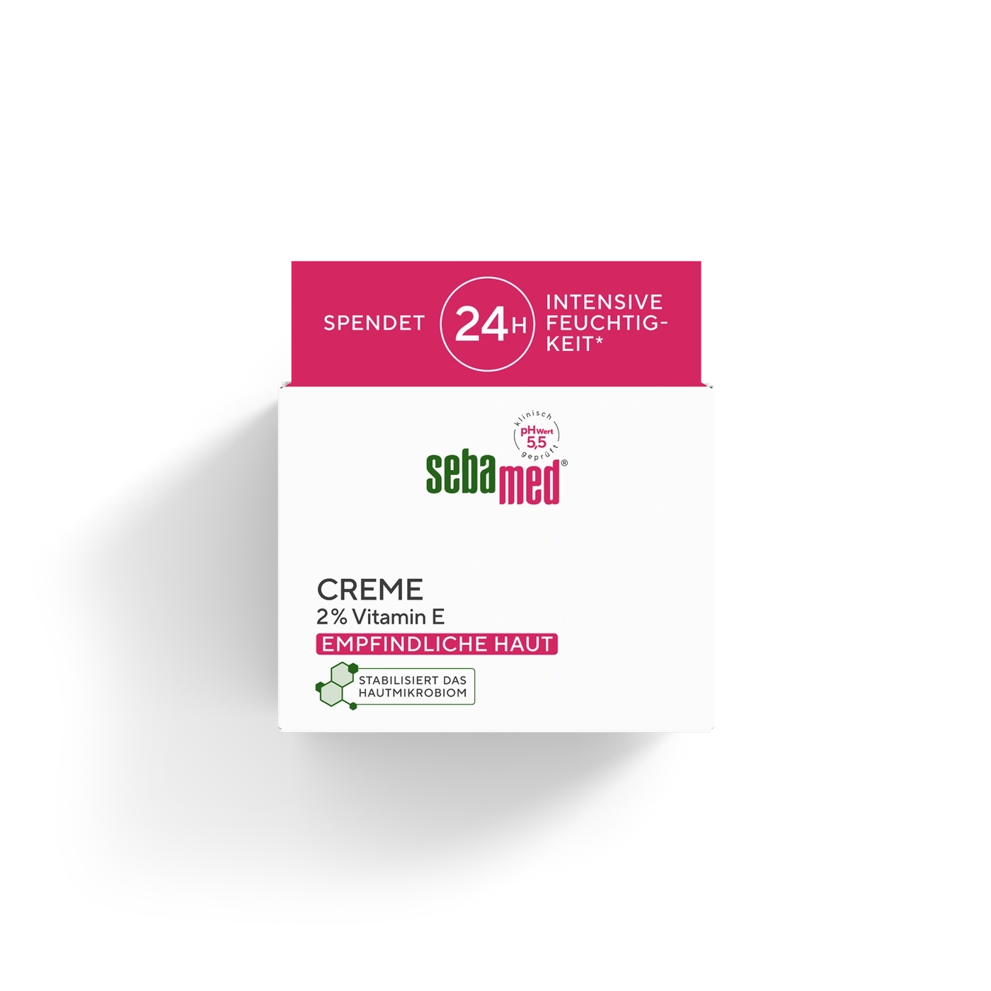Sebamed Creme, 2% Vitamin E, spendet Feuchtigkeit, für empfindliche Haut, 24h