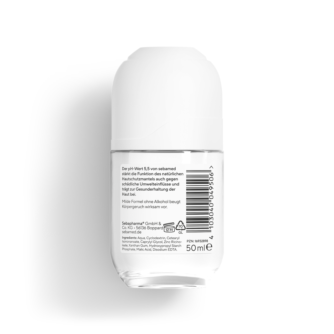 Balsam Deo Parfumfrei 48 h sanfte Desodorierung mit Zink-Komplex, frei von Aluminiumsalzen und Alkohol, ohne Duft