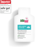 Wellness Dusche Milde seifenfreie Reinigung für empfindliche Haut