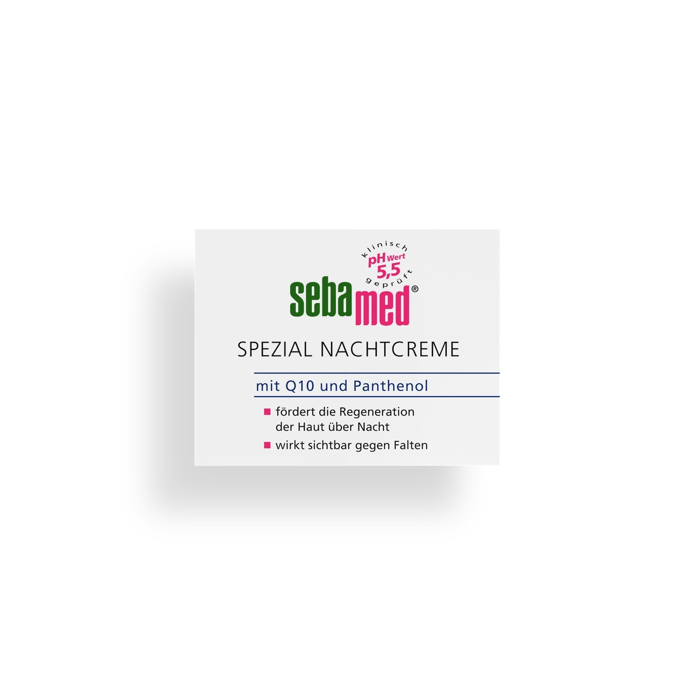 Sebamed Spezial Nachtcreme mit Q10 und Panthenol, fördert Regeneration, wirkt gegen Falten