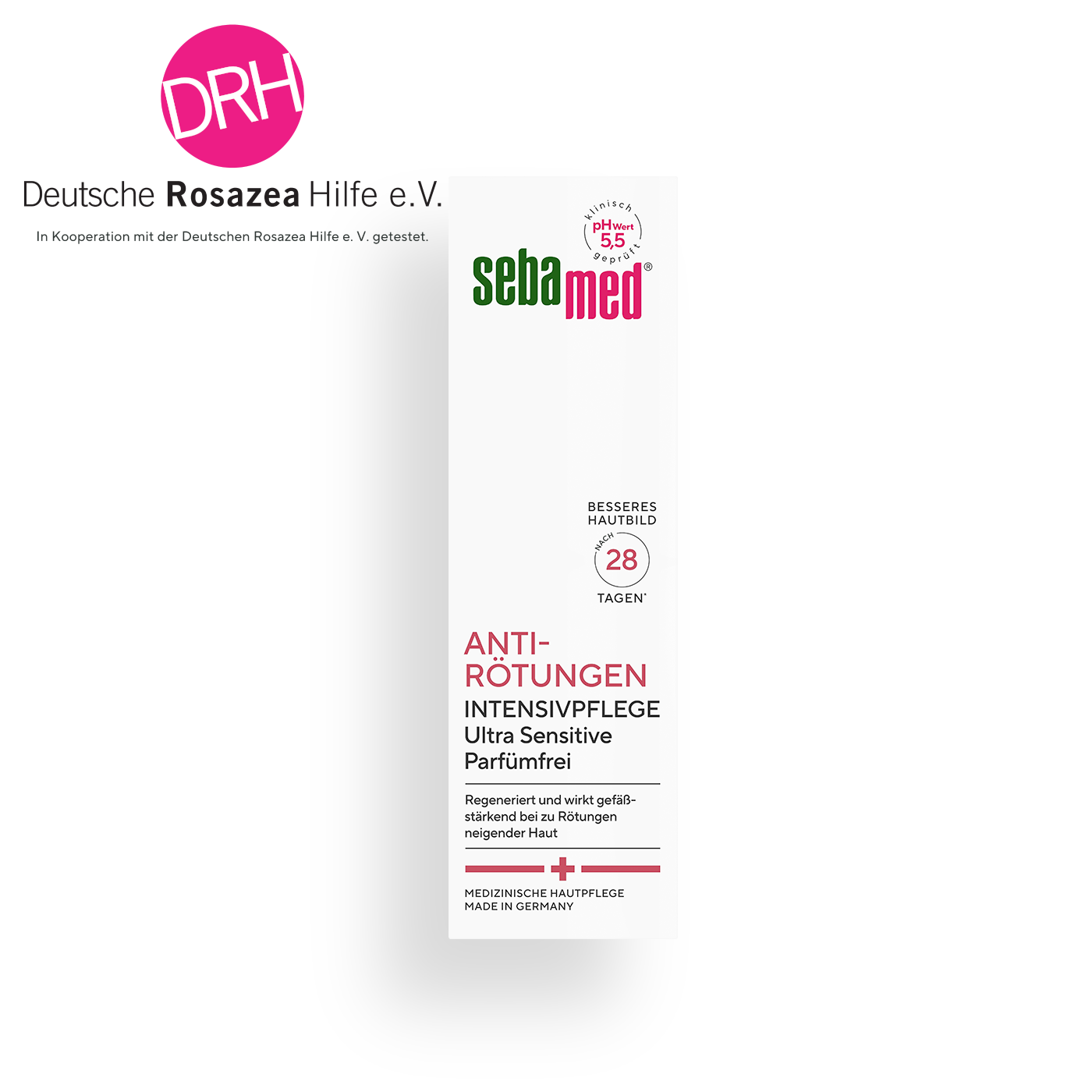 Intensivpflege Rötungen vorbeugende Pflege zur Regeneration bei Rosacea