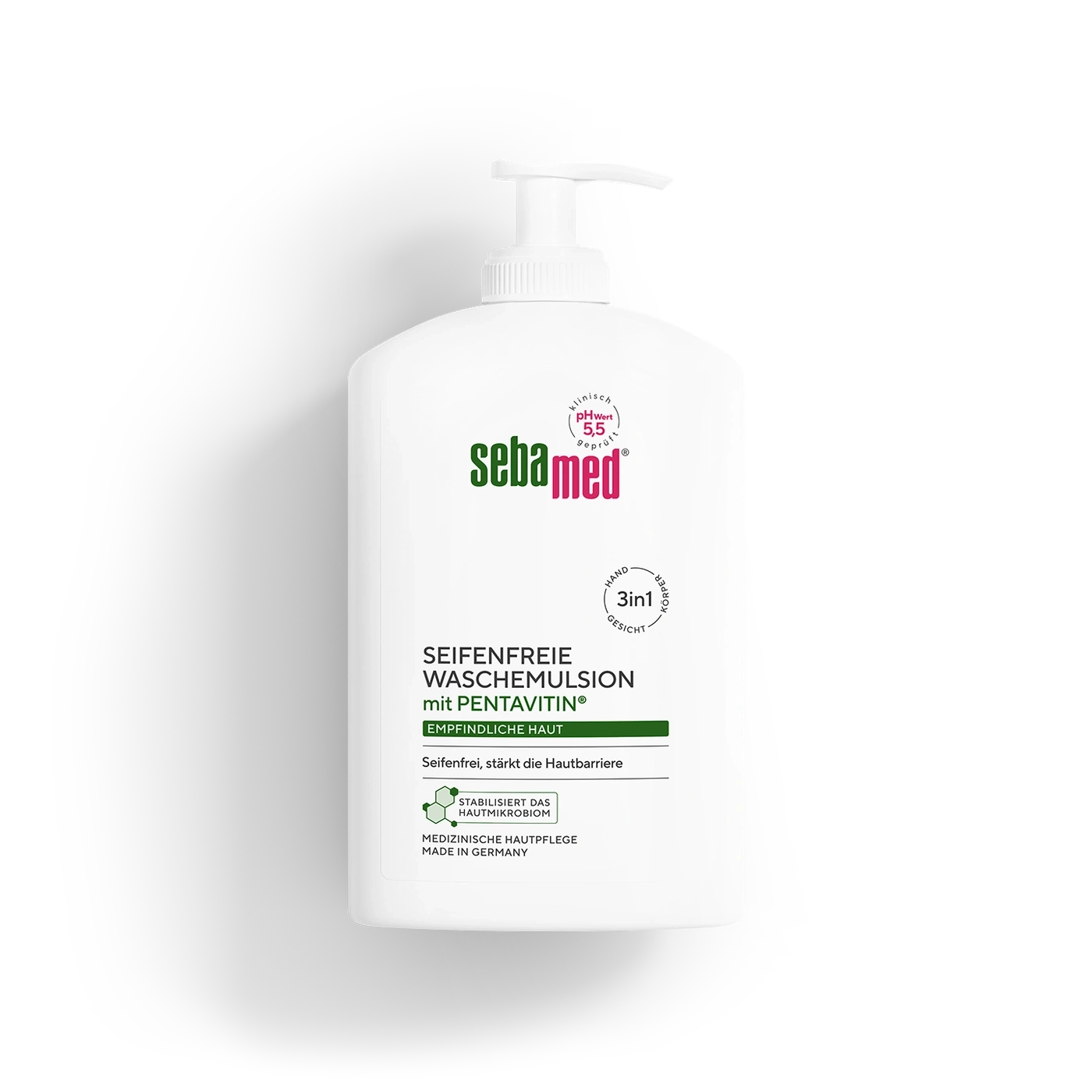 Sebamed seifenfreie Waschemulsion mit Pentavitin für empfindliche Haut