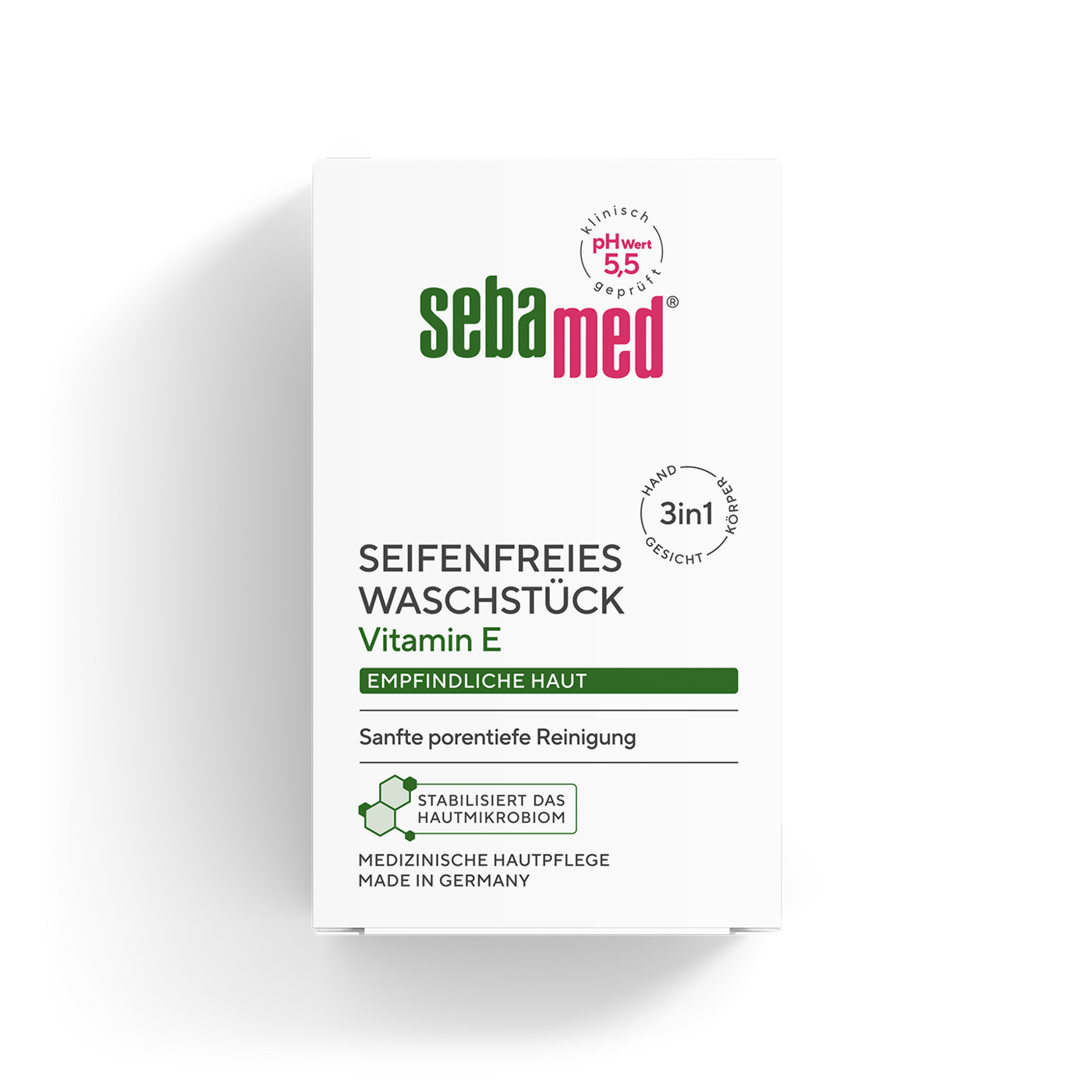 Seifenfreies Waschstück