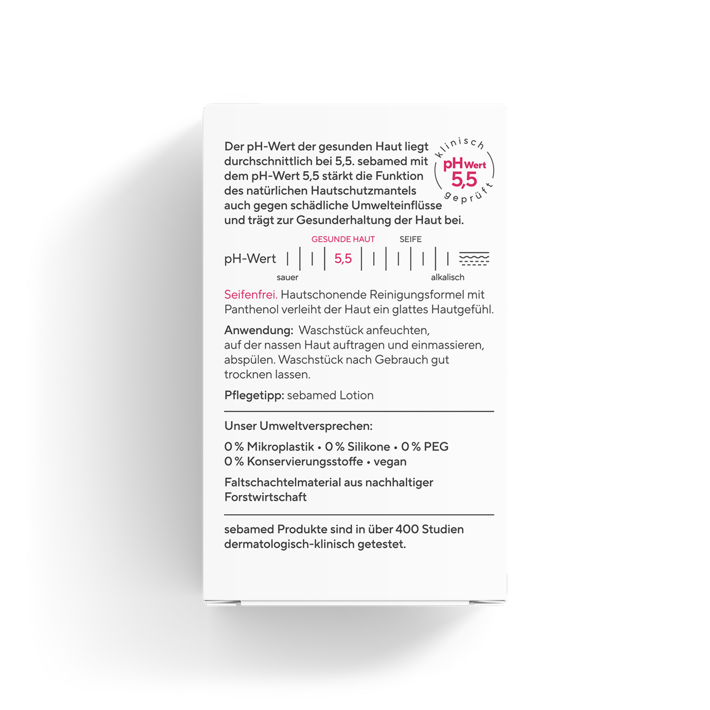 Seifenfreies Waschstück 3 in 1 Hand, Körper & Gesicht, Seifenfrei