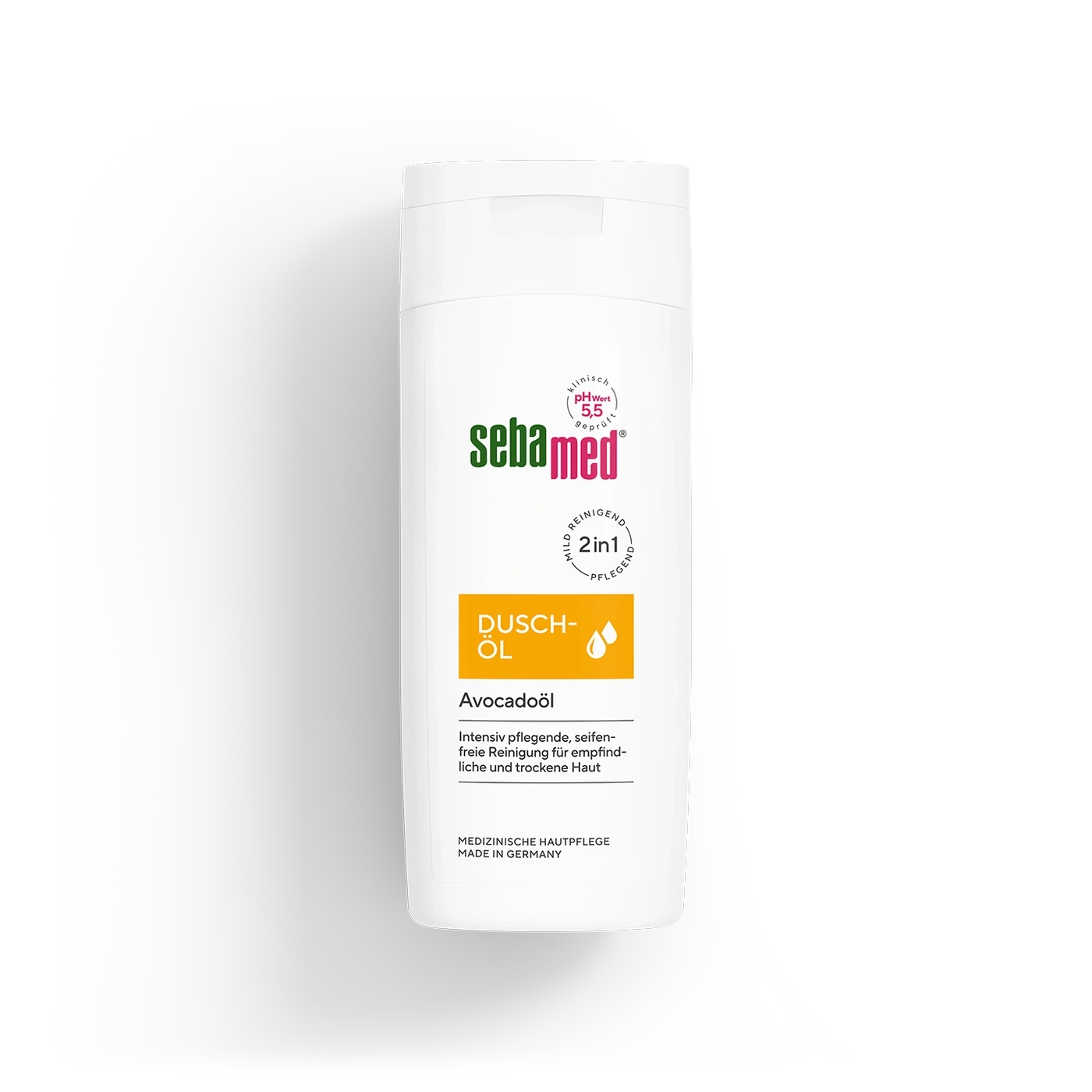 Sebamed Duschöl Avocadoöl, intensiv pflegend, für empfindliche Haut, 2in1