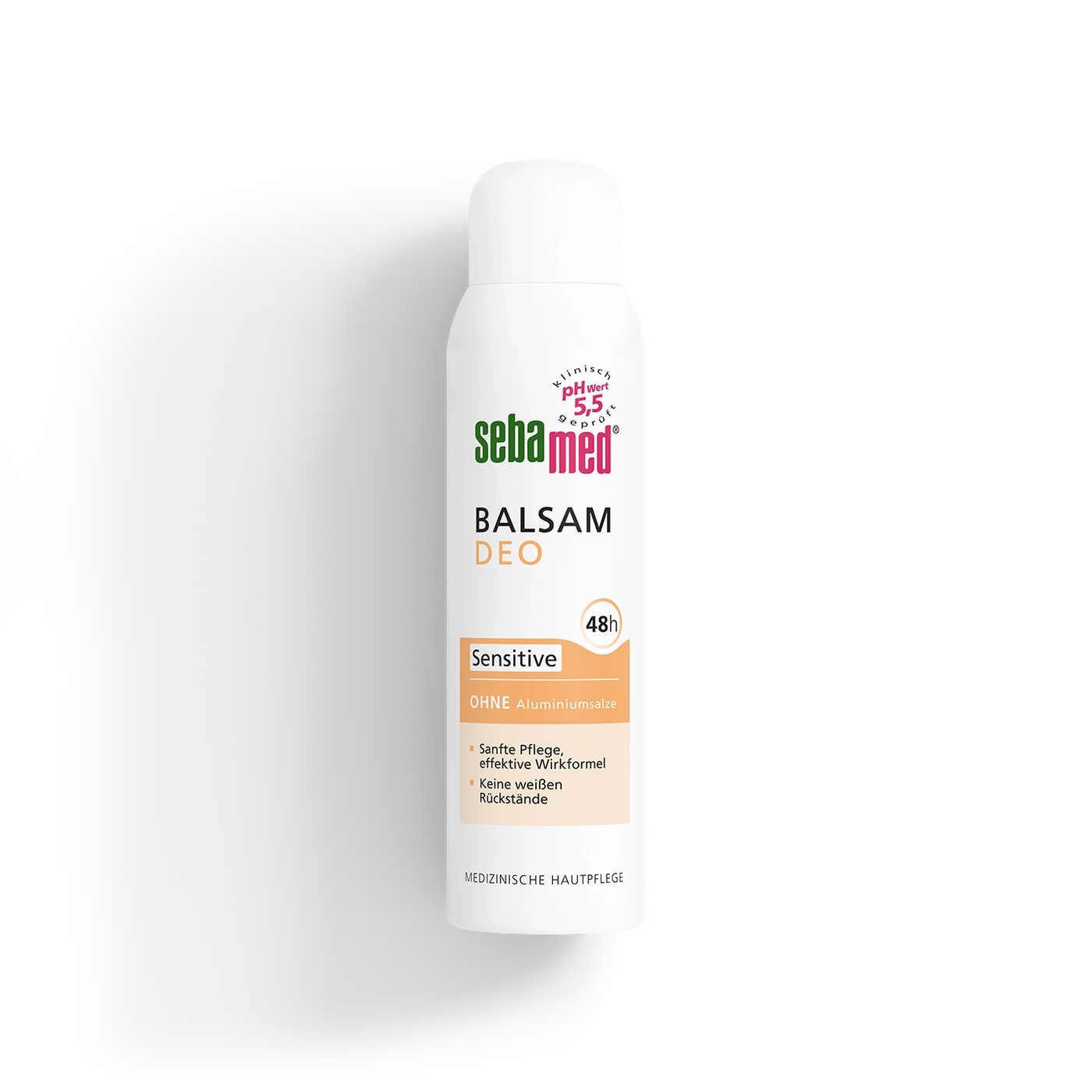 Sebamed Balsam Deo Sensitive mit 48h Schutz, ohne Aluminiumsalze.