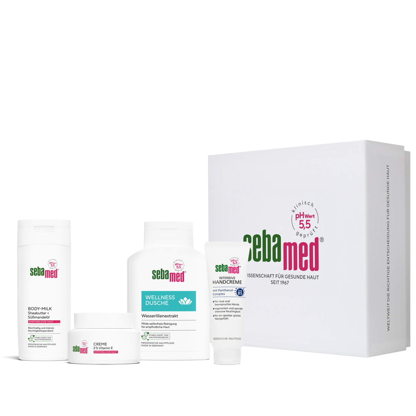 Wellness-Set, 5-teilig Für eine sanfte Reinigung und Pflege