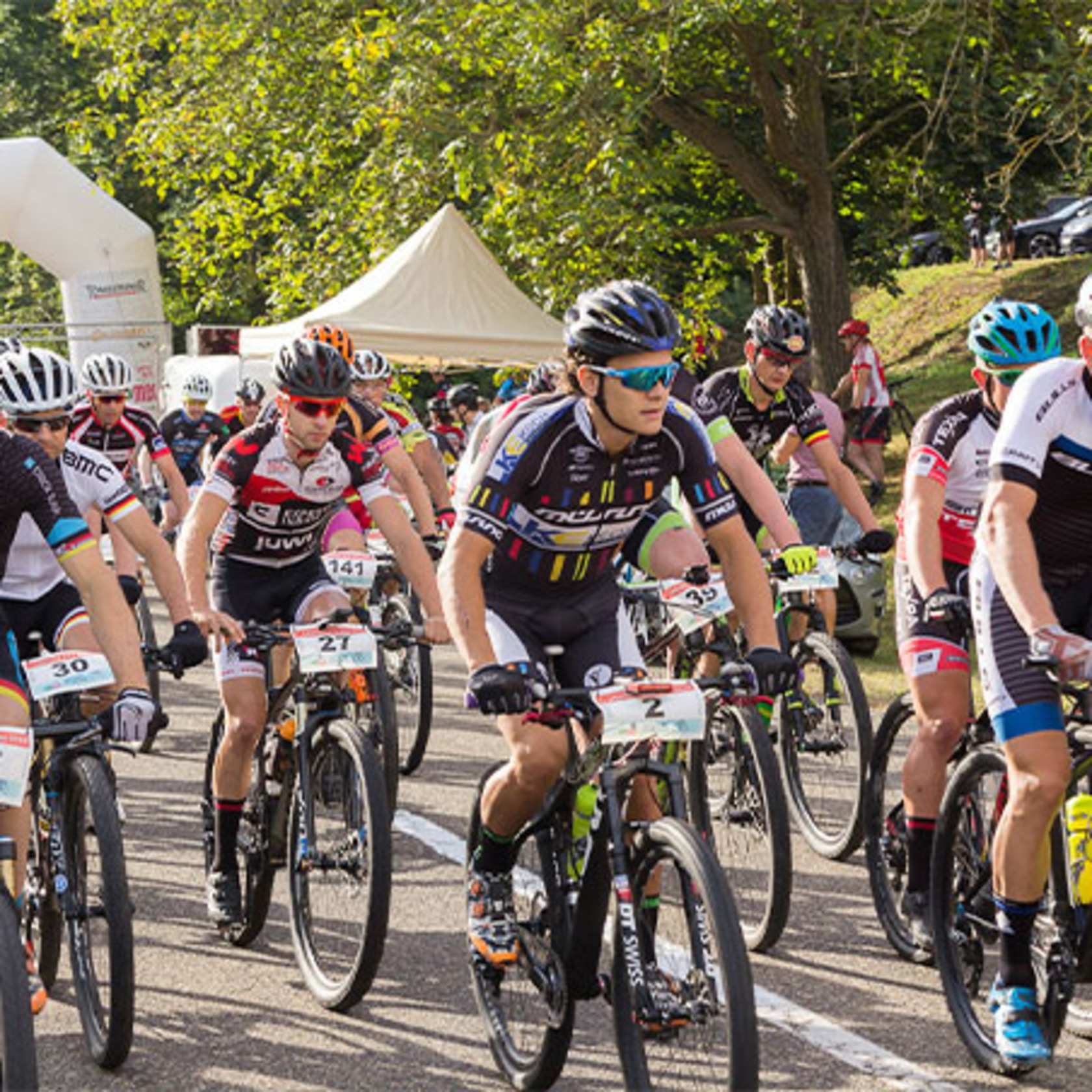 Radfahren Teamtreffen