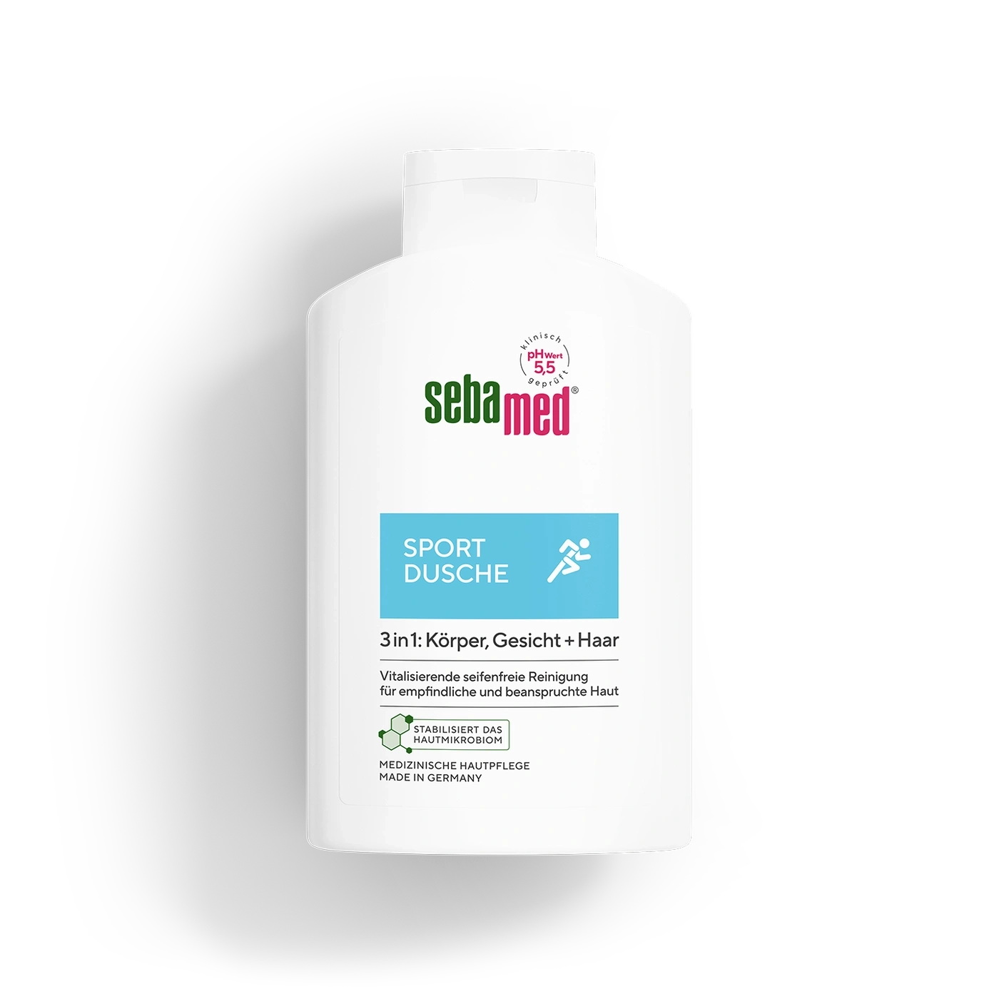 Sebamed Sport Duschgel: 3in1 für Körper, Gesicht und Haar. Medizinische Hautpflege.