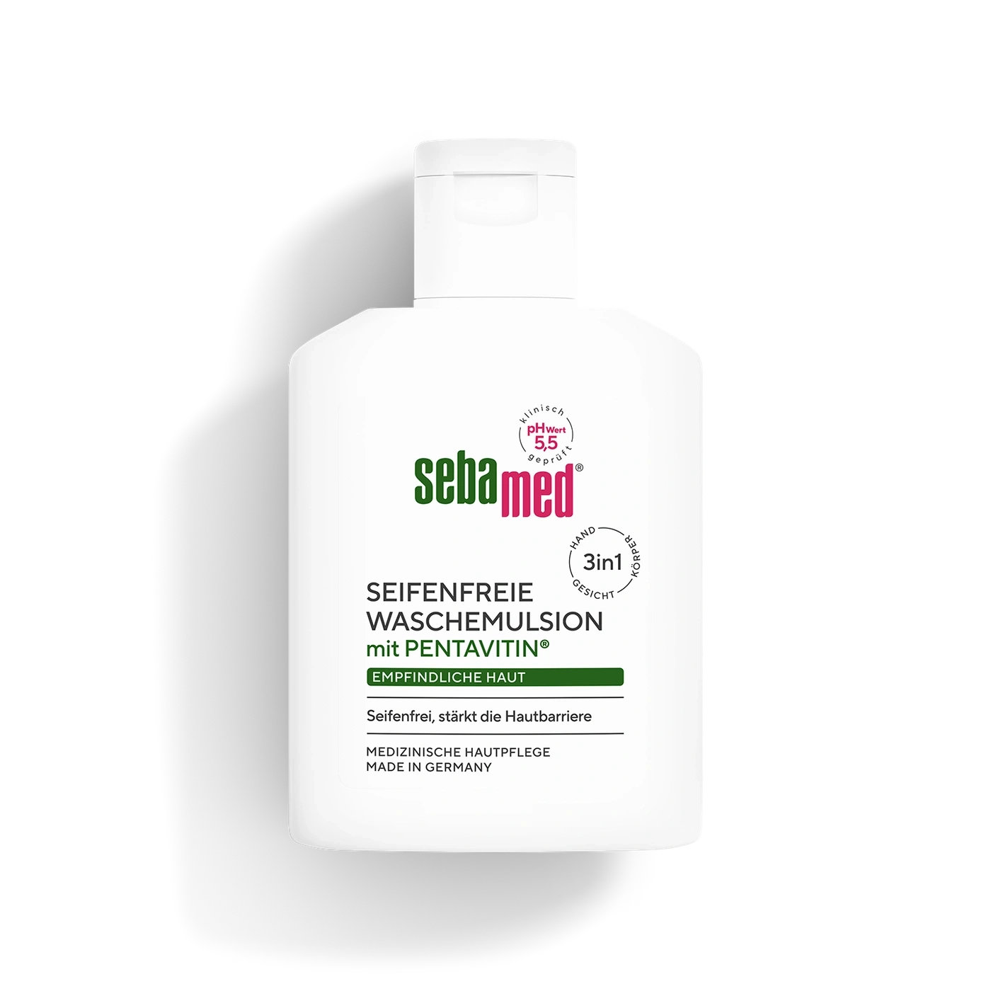 Seifenfreie Waschemulsion 50 ml 3 in 1 Hand, Körper & Gesicht, Seifenfrei