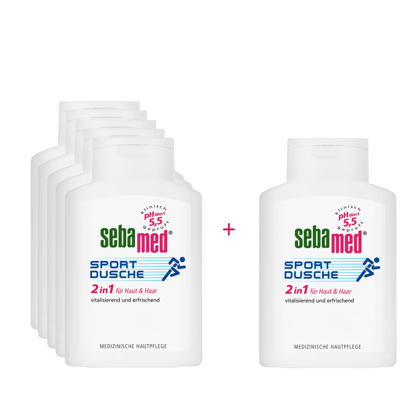 Sport Dusche 2 in 1 Haut- und Haarpflege für sportstrapazierte Haut und Kopfhaut