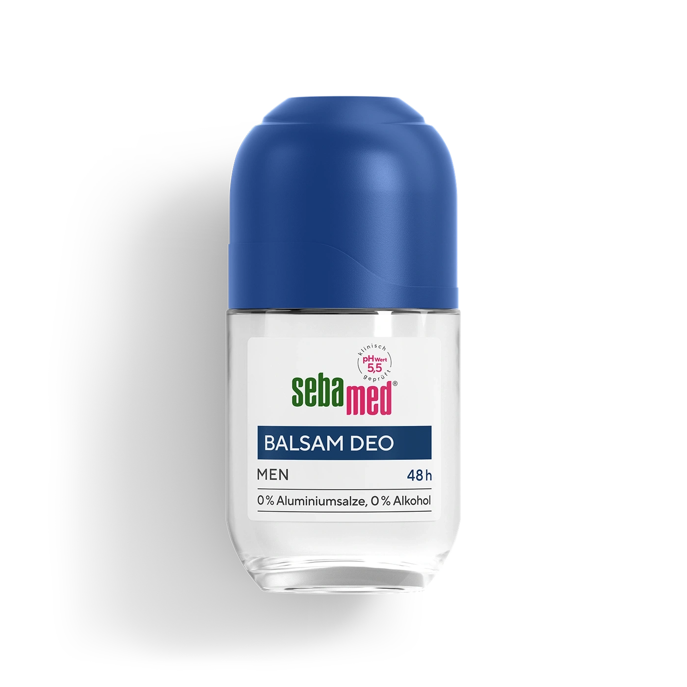 Sebamed Balsam Deo für Männer, 48h Schutz, 0% Aluminiumsalze, 0% Alkohol.