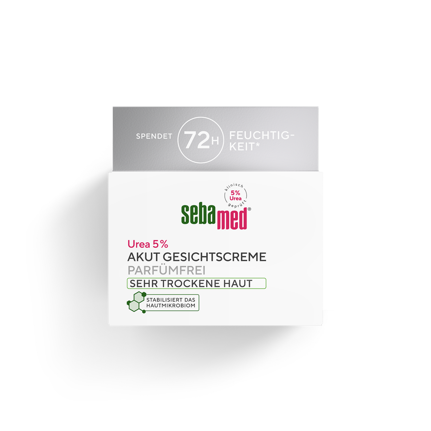 Akut Gesichtscreme parfümfrei Urea 5% Parfümfreie Gesichtspflege für sehr trockene, spannende und empfindliche Haut