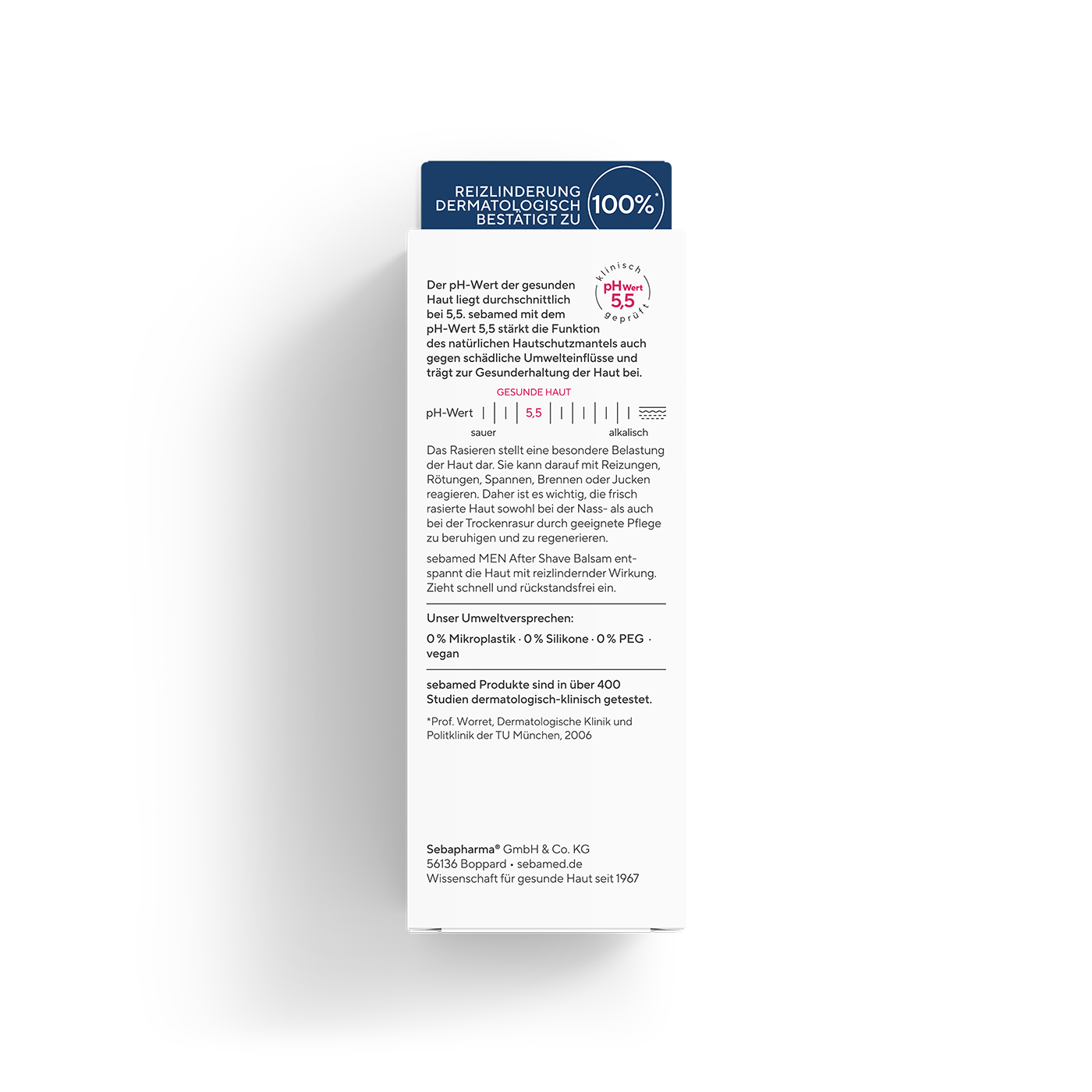 After Shave Balsam Reizlinderung dermatologisch bestätigt zu 100%*