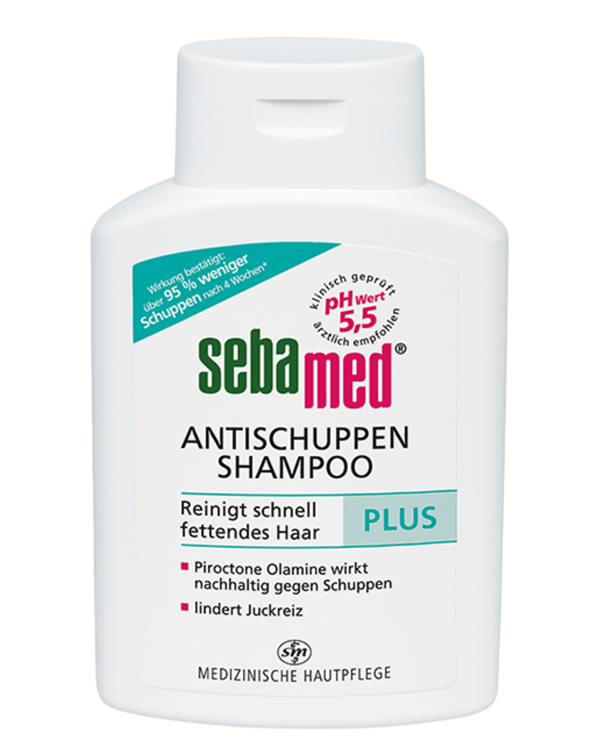 Sebamed Anti-Schuppen Shampoo, reduziert Schuppen, pH-Wert 5,5, für fettiges Haar.