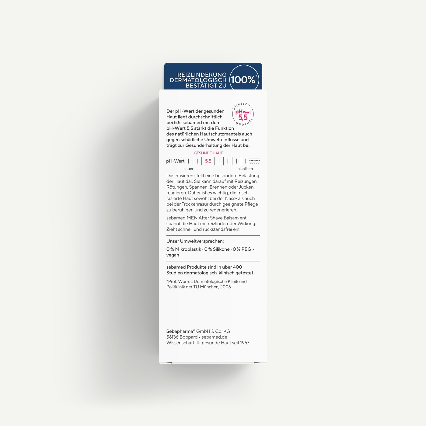 After Shave Balsam Reizlinderung dermatologisch bestätigt zu 100%*