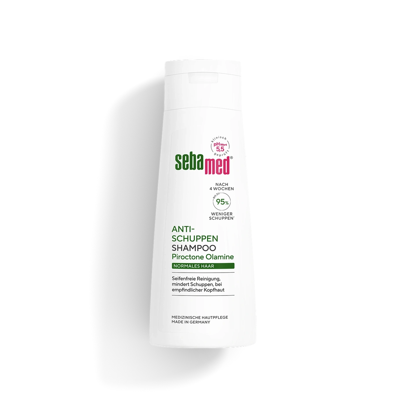 Sebamed Anti-Schuppen Shampoo, Piroctone Olamine, für normales Haar, reduziert Schuppen