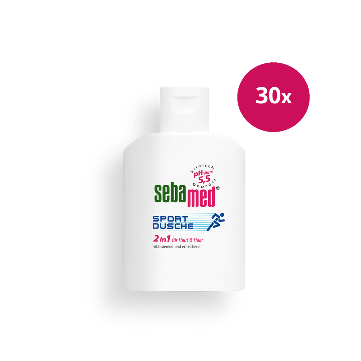 Sport Dusche 2 in 1 Haut- und Haarpflege für sportstrapazierte Haut und Kopfhaut