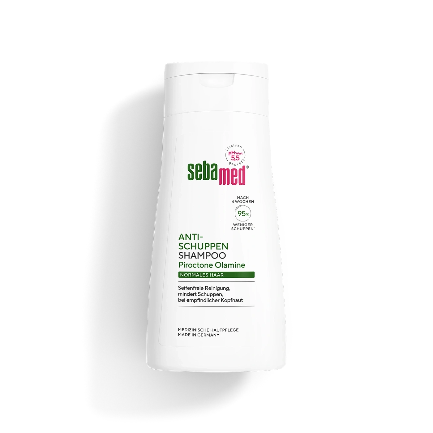 Sebamed Anti-Schuppen Shampoo, Piroctone Olamine, für normales Haar, medizinische Hautpflege